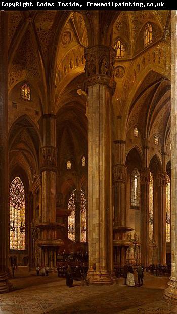 Arturo Ferrari Interior of Milan Cathedral